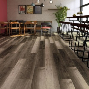 Original Factory Black Sparkle Vinyl Flooring -
 Wood Pattern SPC flooring Tile – TopJoy